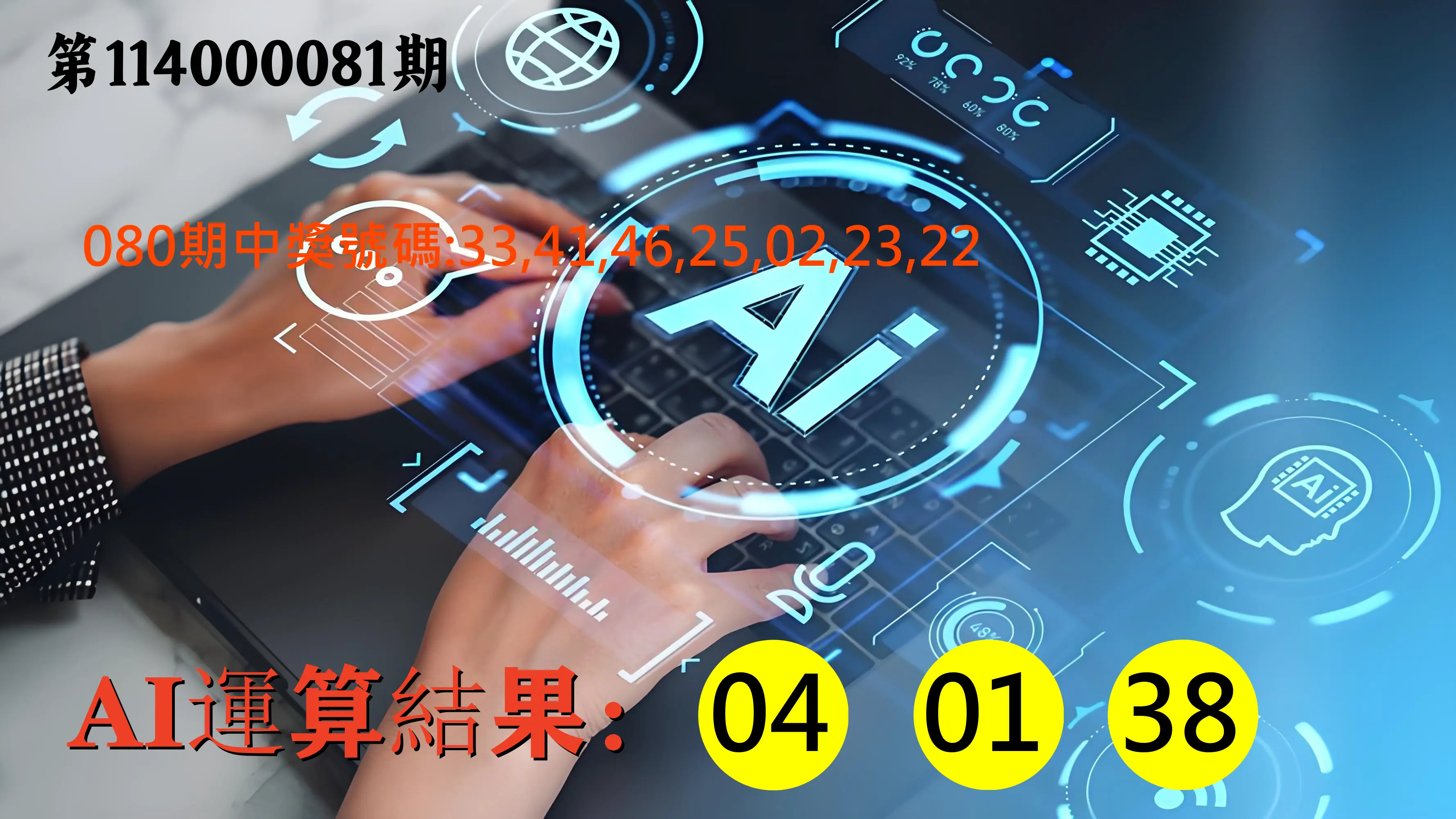 大樂透第114000081期(08/22)AI運算3膽號