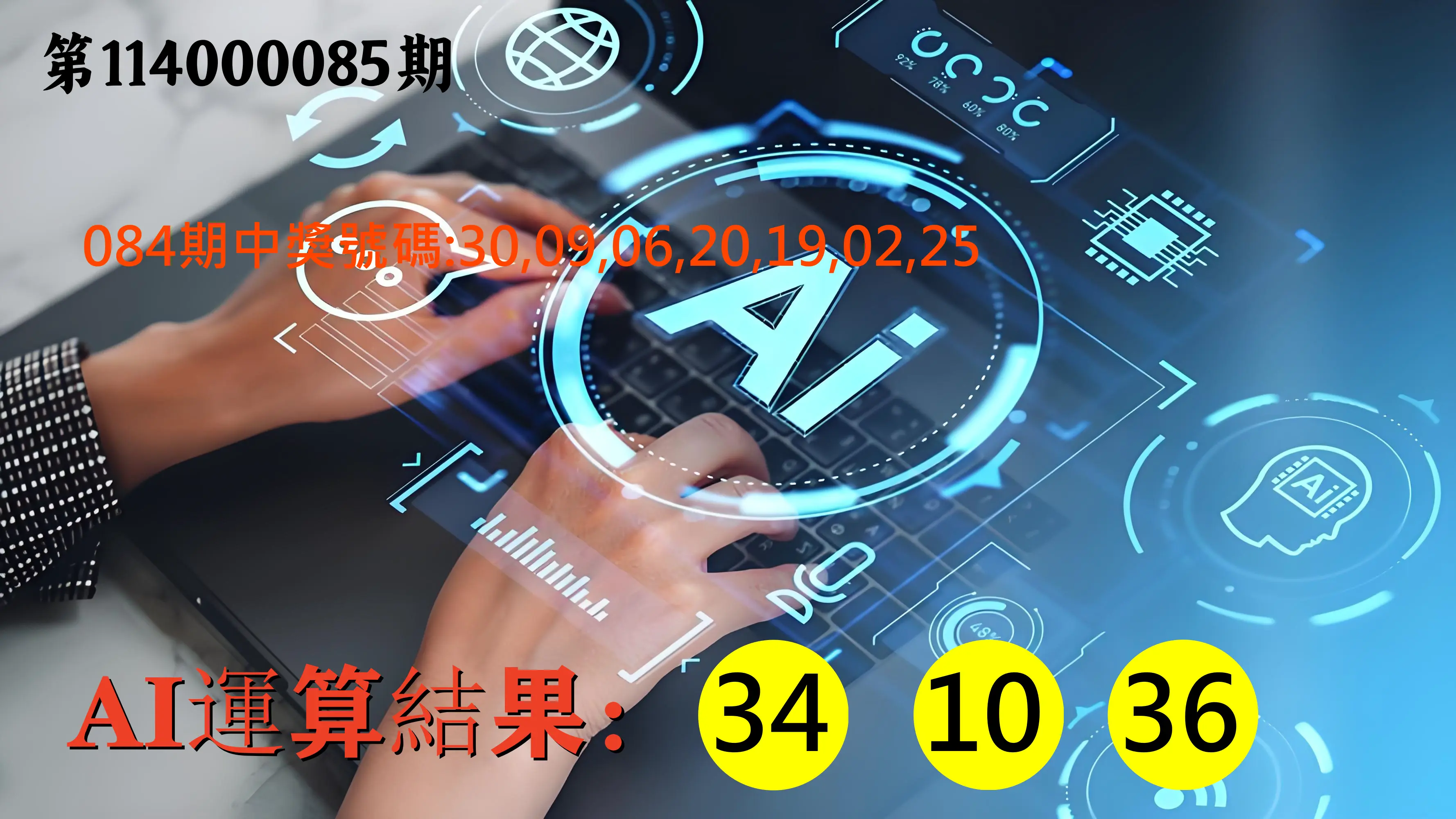 大樂透第114000085期(09/05)AI運算3膽號