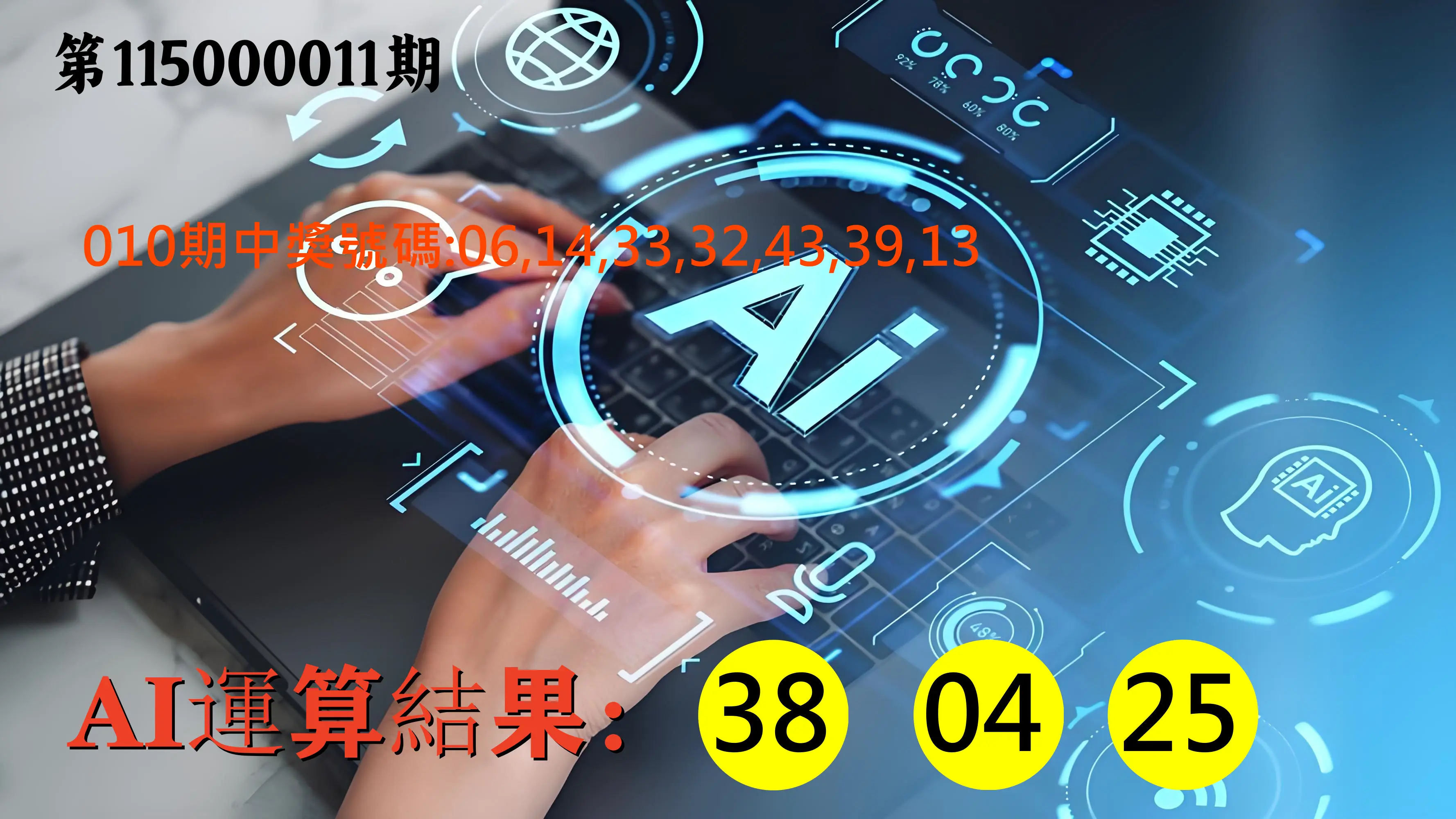 大樂透第115000011期(02/06)AI運算3膽號