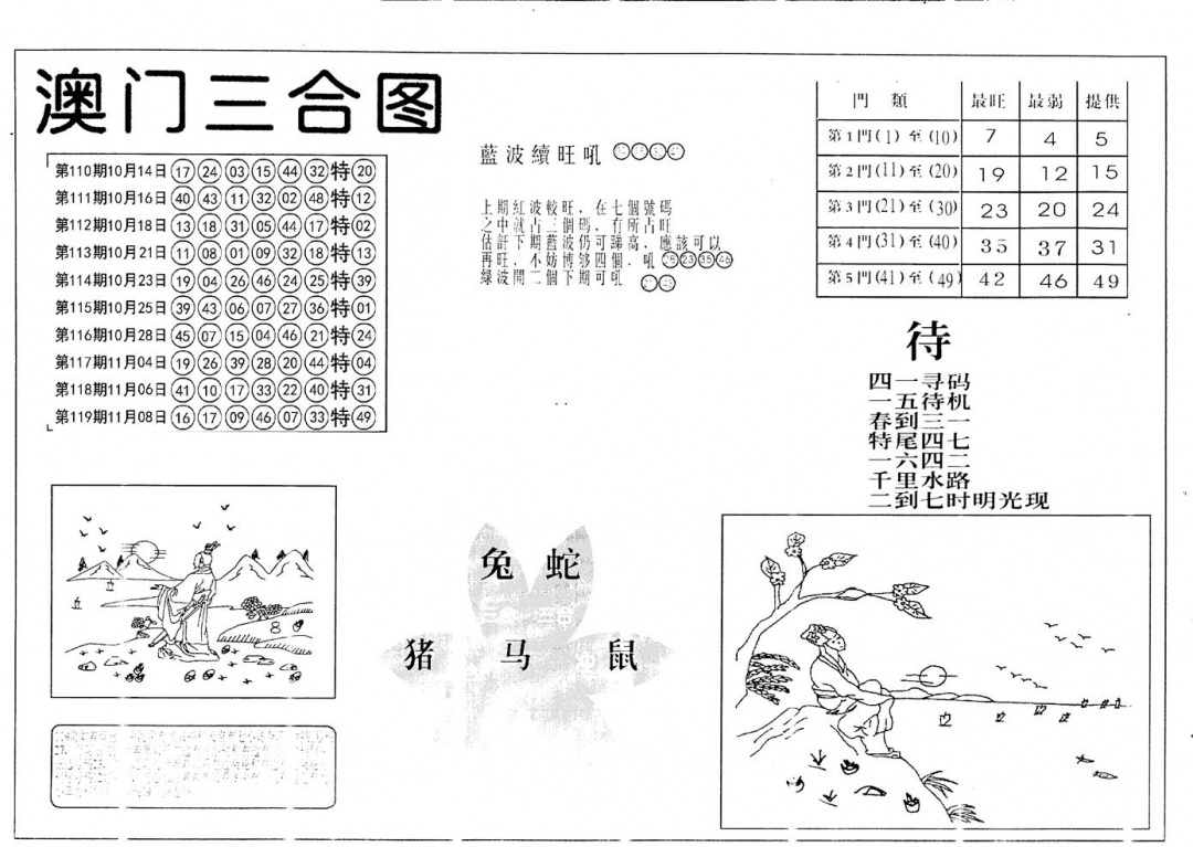 六合彩120期老潮汕澳门三合(黑白)