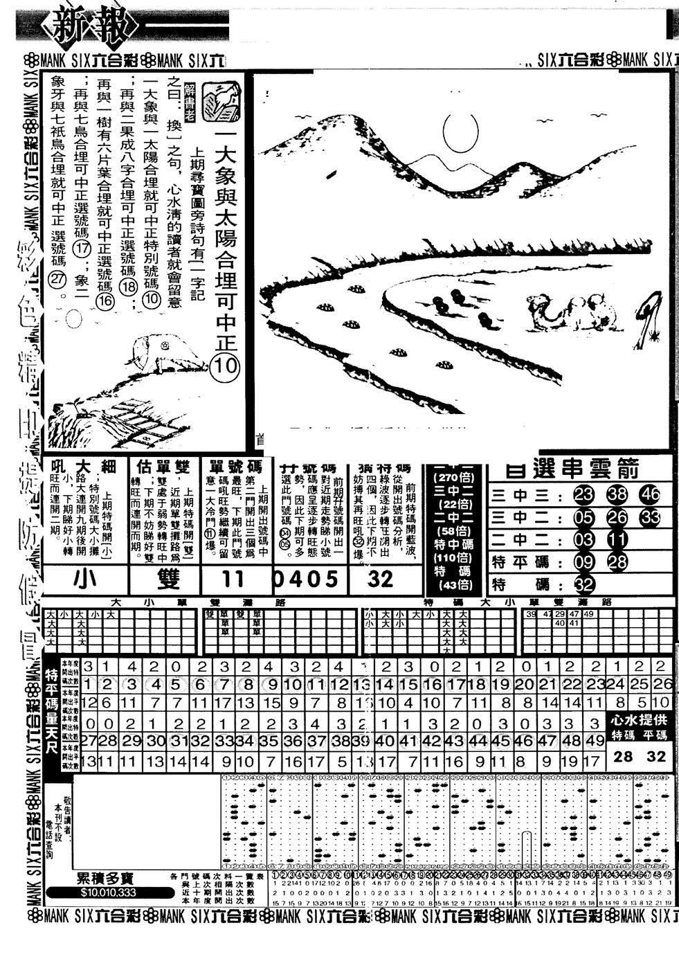 六合彩091期假新报跑狗A(黑白)