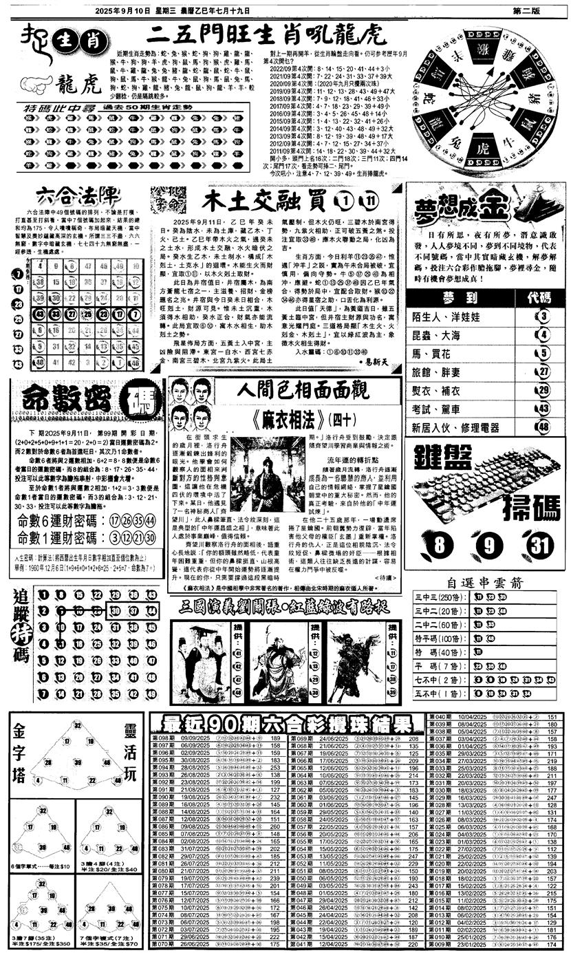 六合彩099期新报跑狗4(黑白)