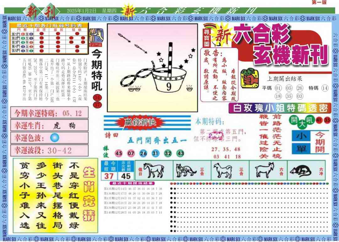 六合彩001期新六合彩特码新刊A