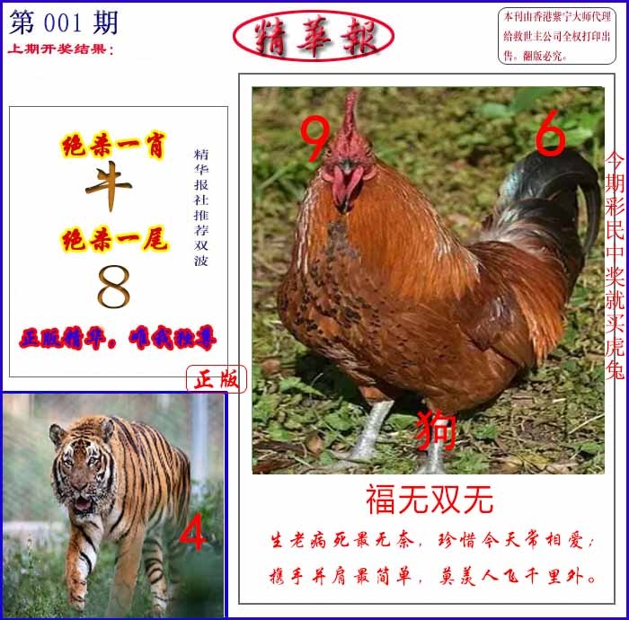 六合彩001期新精华报报