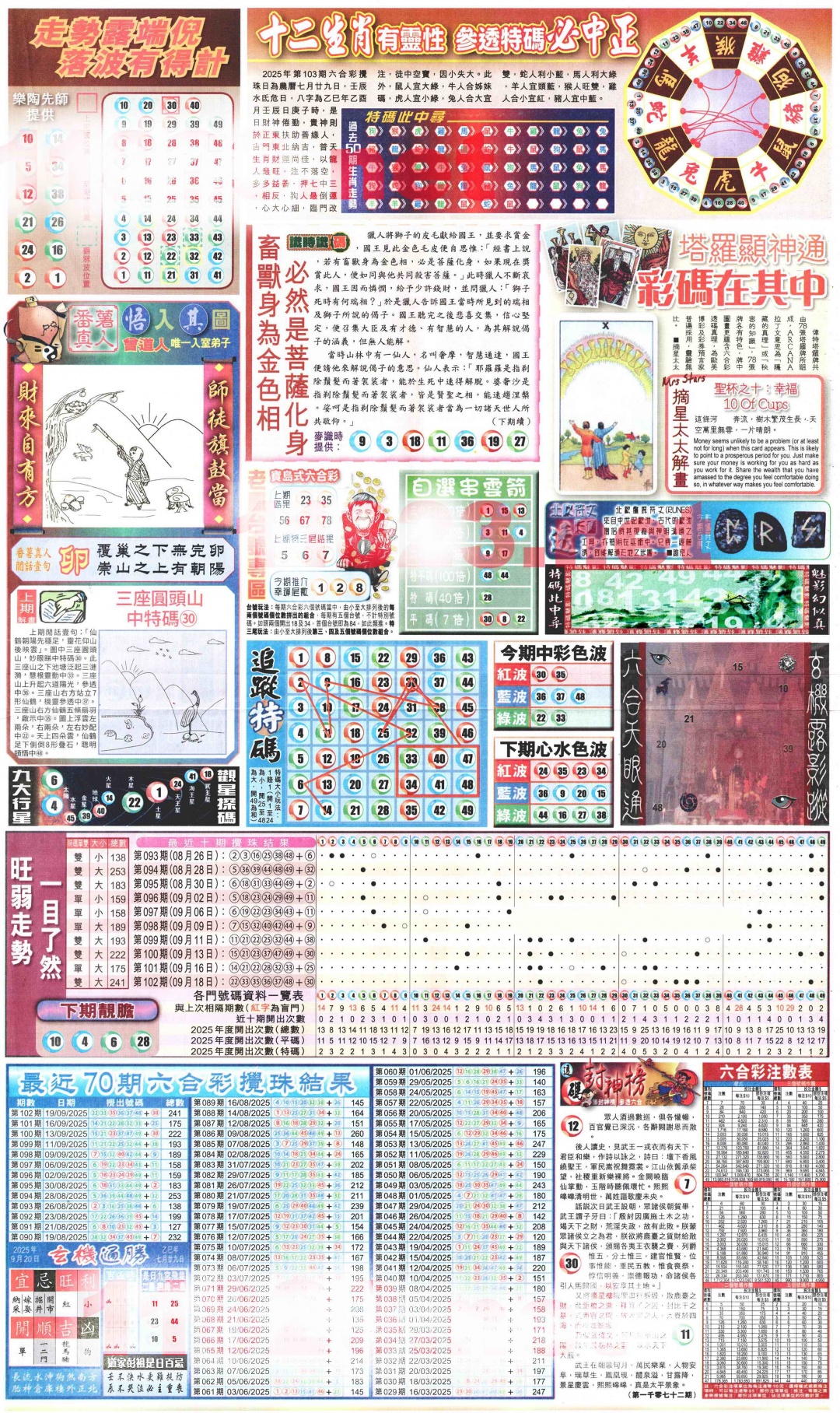 六合彩103期新报玄机(港版)C