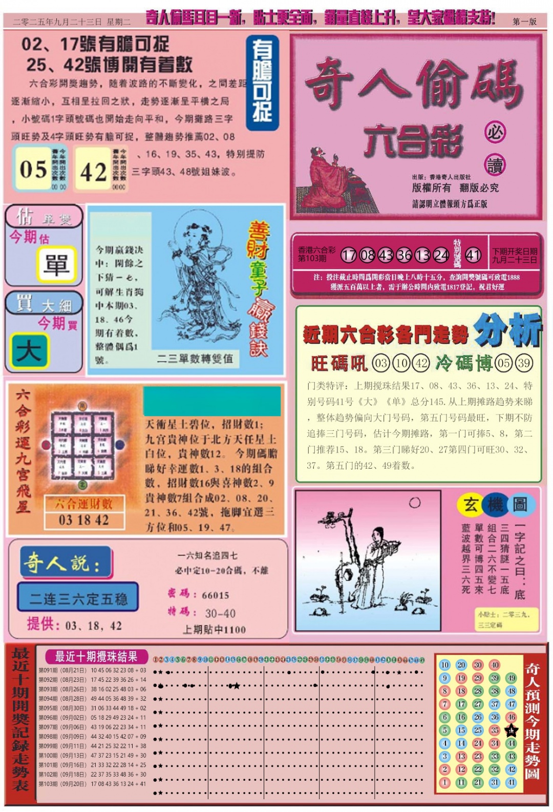 六合彩104期老奇人偷码A