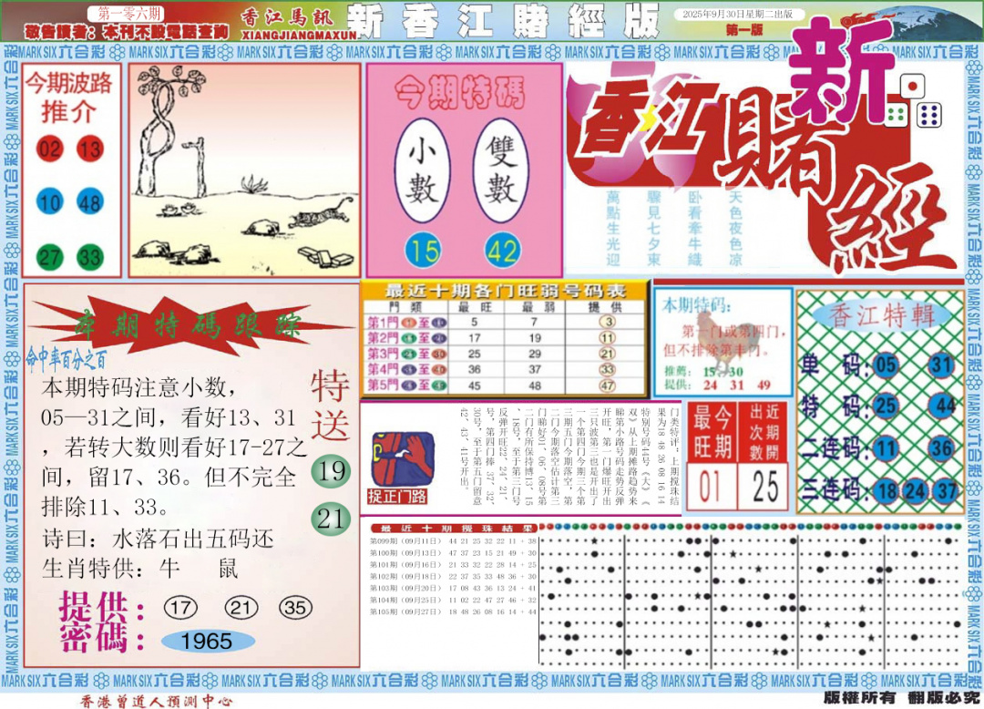 六合彩106期新香江赌经A