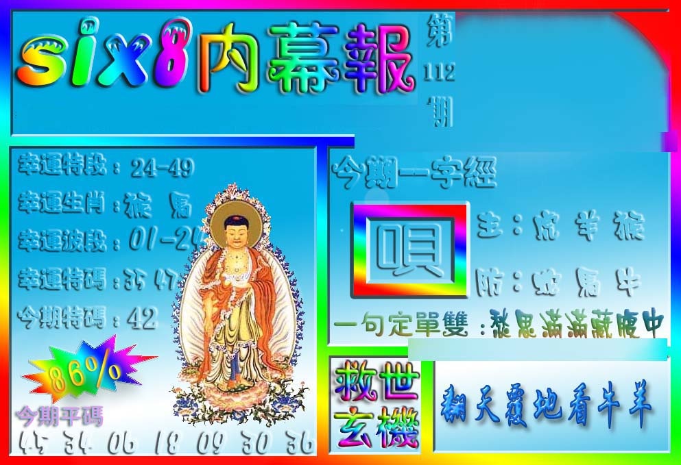 六合彩112期在线内幕报