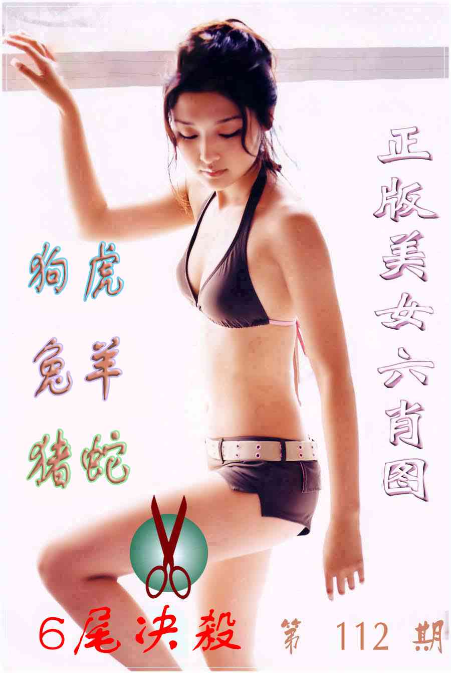 六合彩112期美女六肖图B