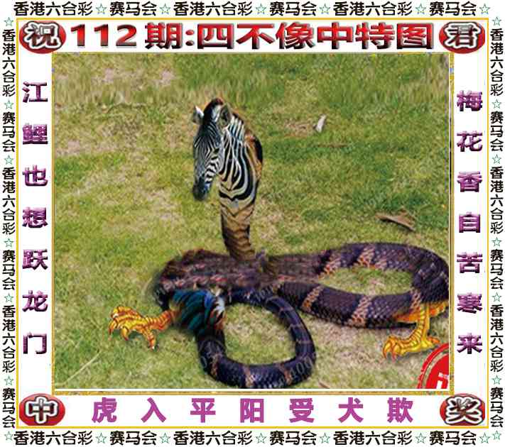 六合彩112期四不像中特图