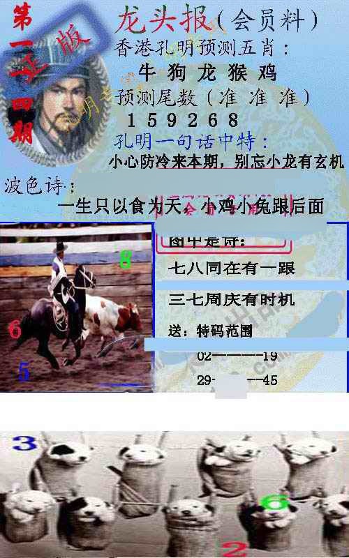 六合彩114期龙头报