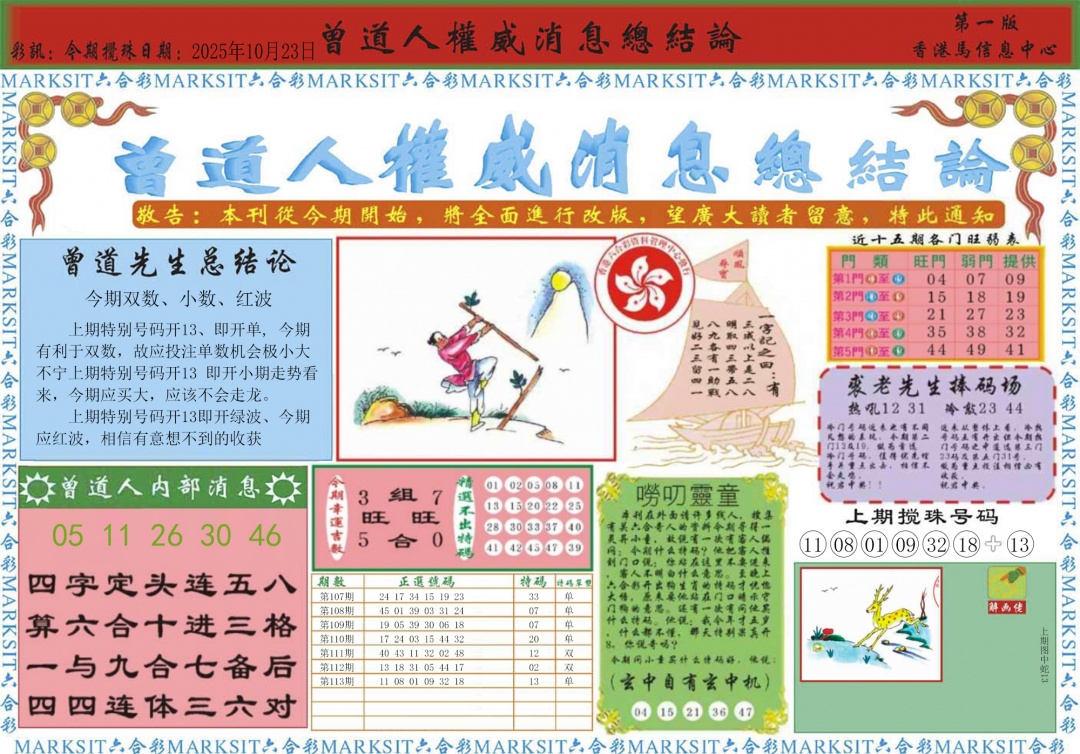 六合彩114期曾道人权威消息A