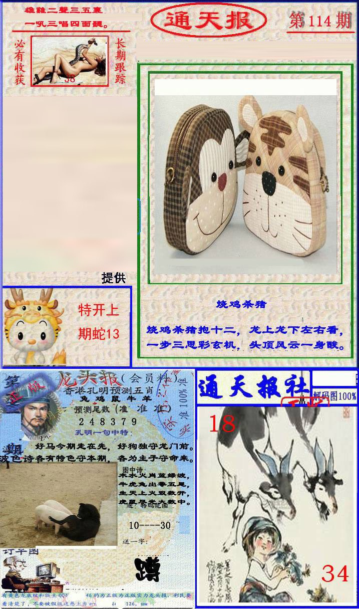 六合彩114期实力通天报