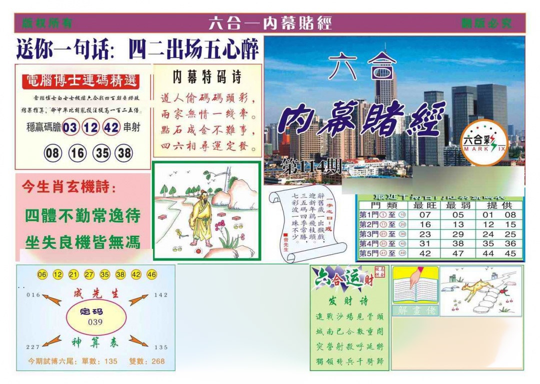 六合彩114期内幕赌经