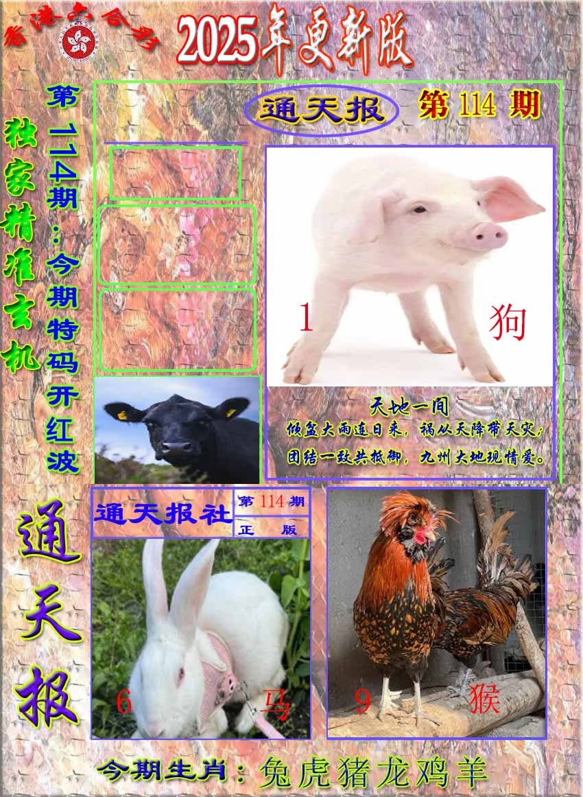 六合彩114期新通报