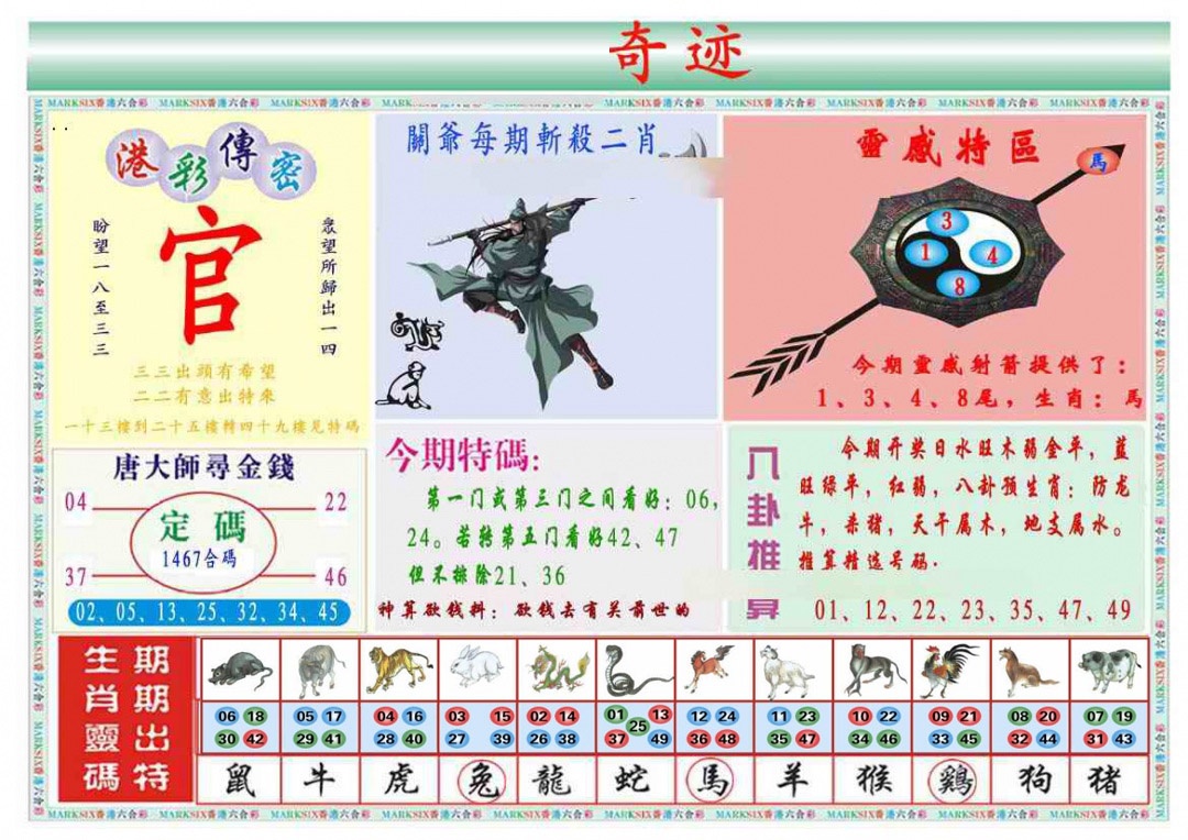 六合彩114期马经奇迹B(新图推荐)