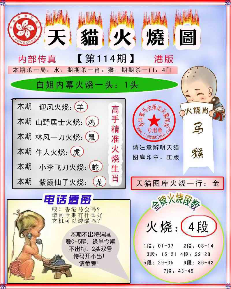 六合彩114期火烧图记录