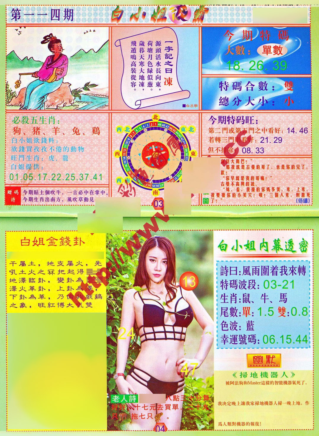 六合彩114期白小姐波霸