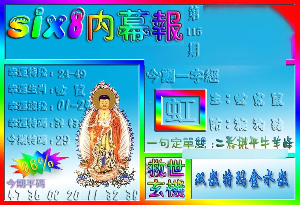 六合彩115期在线内幕报