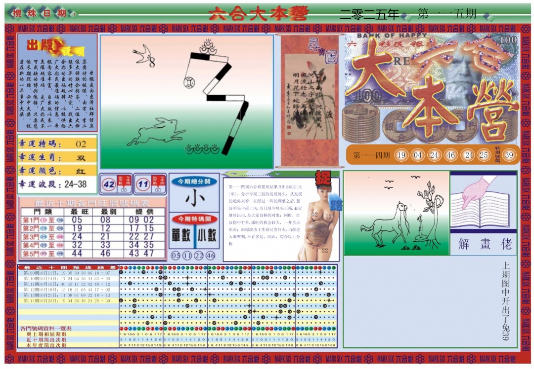 六合彩115期大本营