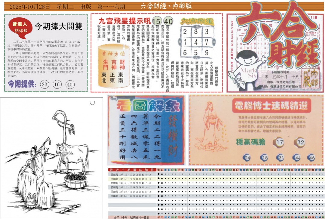 六合彩116期六合财经A