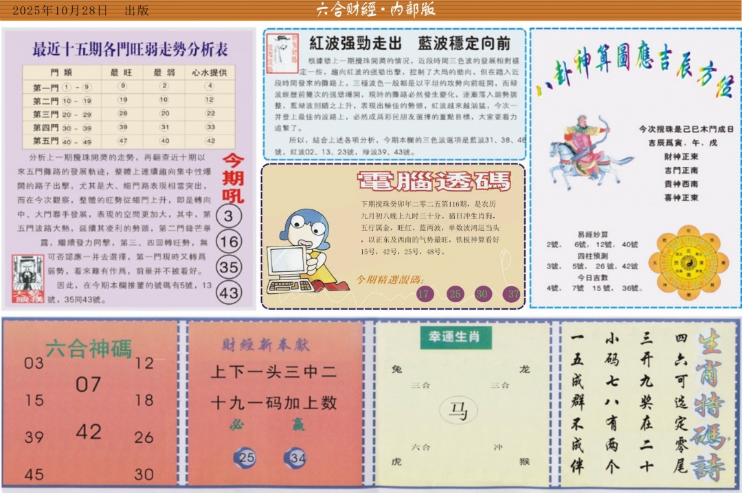 六合彩116期六合财经B