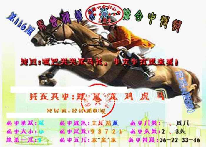 六合彩116期马会传真-综合报