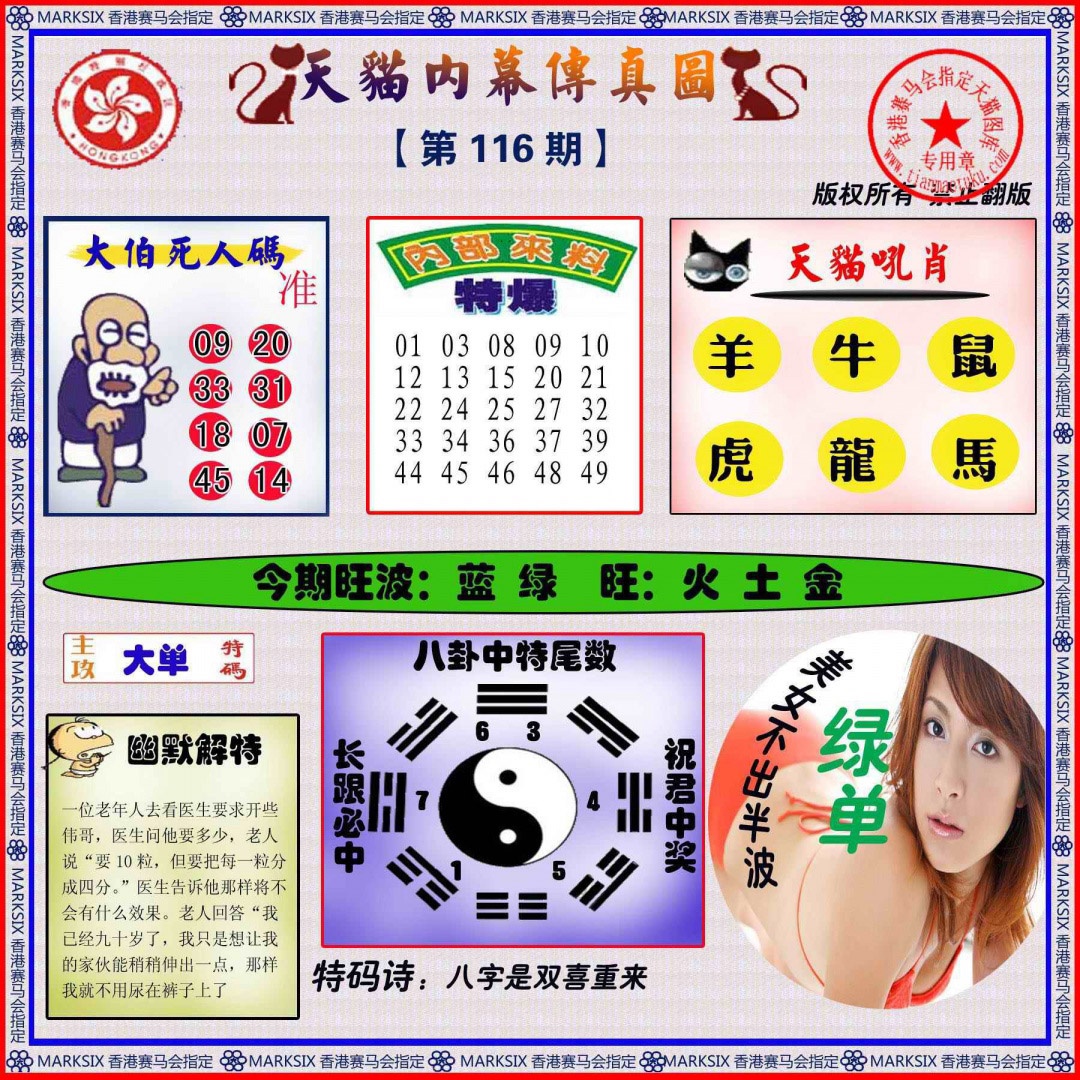 六合彩116期内幕传真图