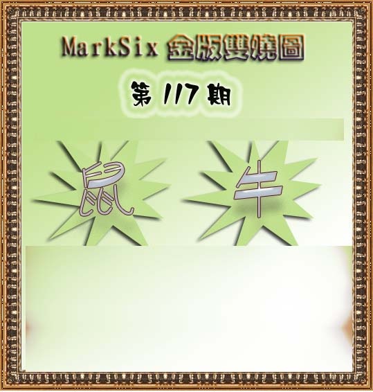 六合彩117期MarkSix金版双烧