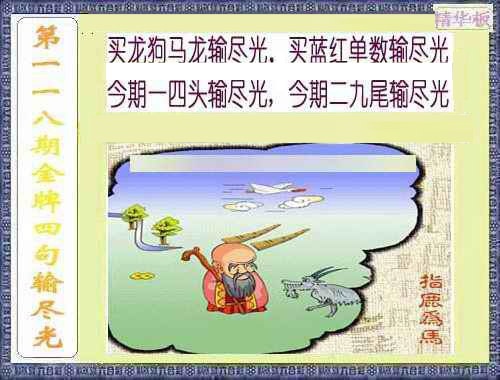 六合彩118期金牌四句输尽光