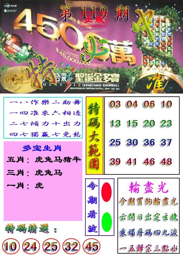 六合彩119期特