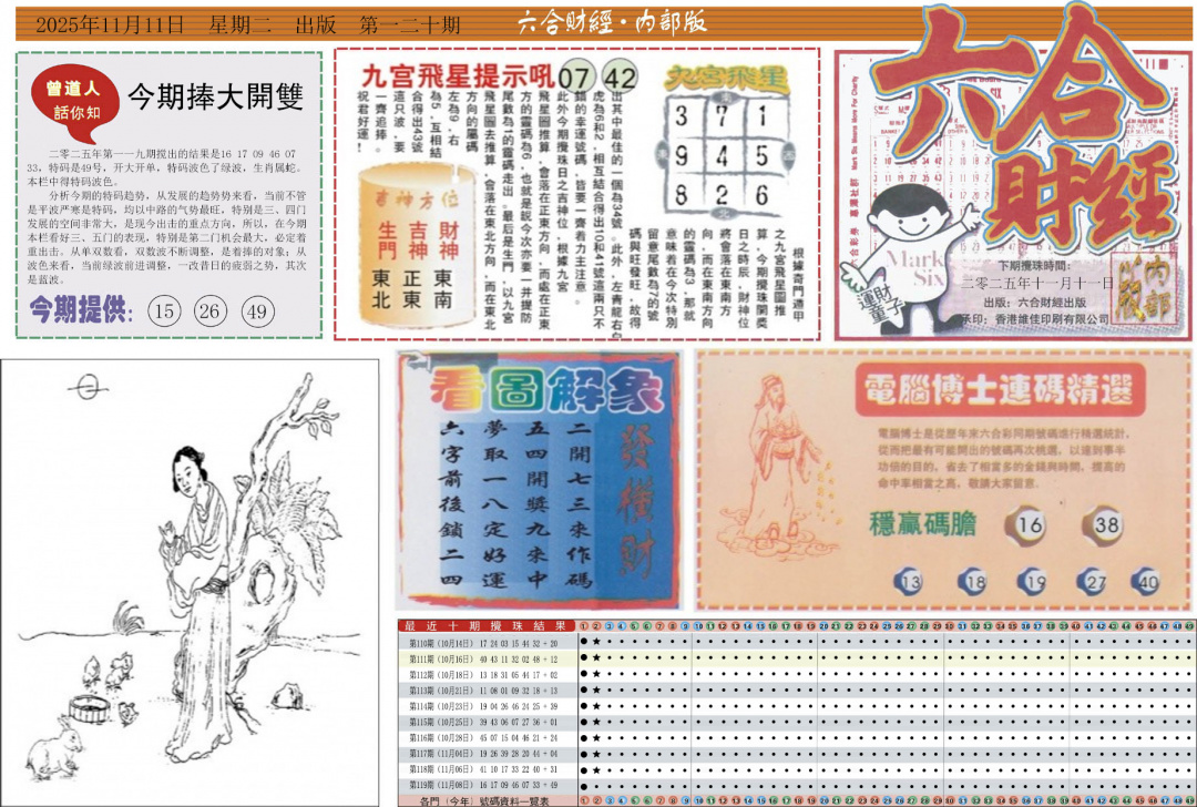 六合彩120期六合财经A