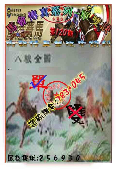 六合彩120期马会传真-单双诀