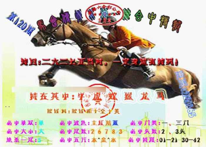 六合彩120期马会传真-综合报