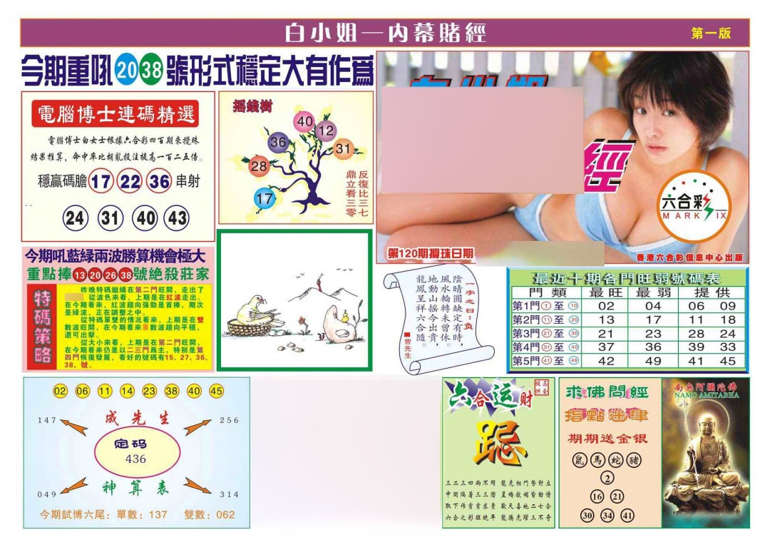 六合彩120期香港内幕赌经(新图)