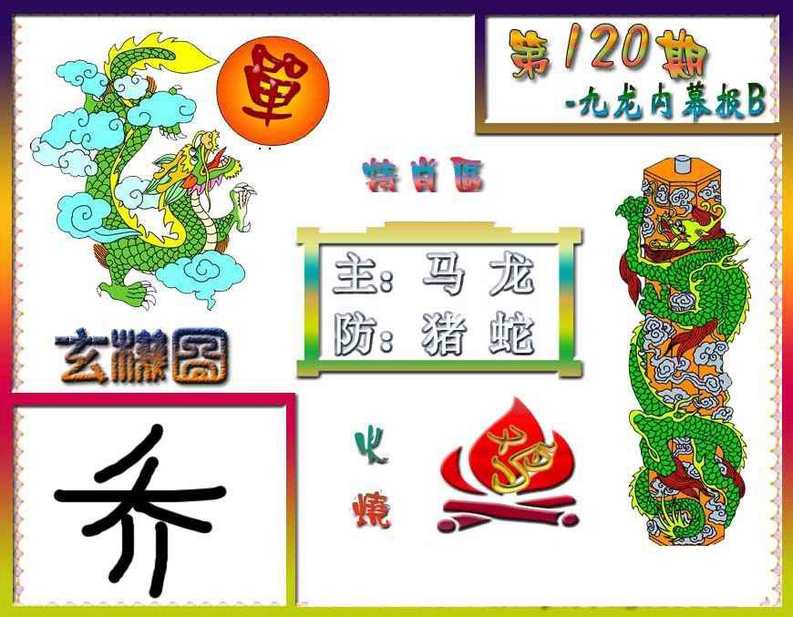 六合彩120期九龙内幕特肖图B