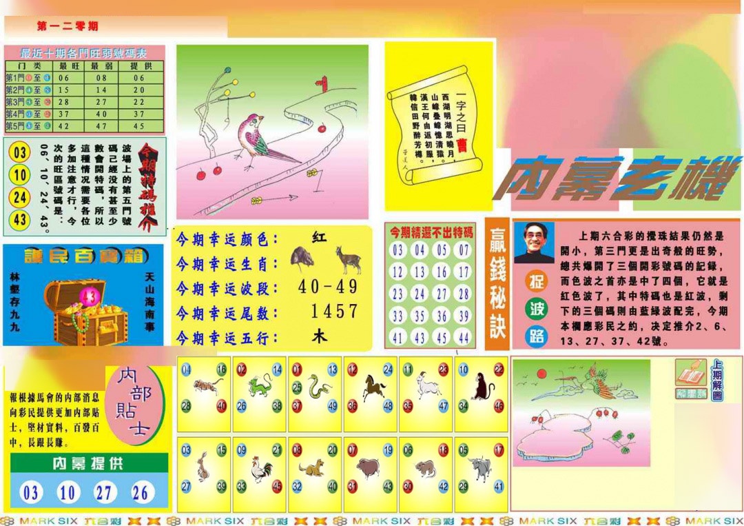 六合彩120期马经内幕A(新图推荐)