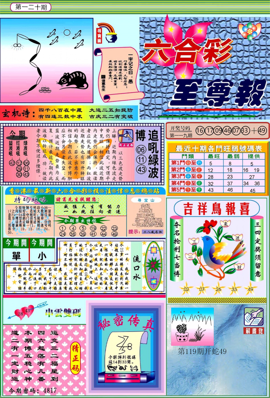 六合彩120期六合至尊