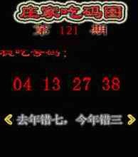 六合彩121期庄家吃码图