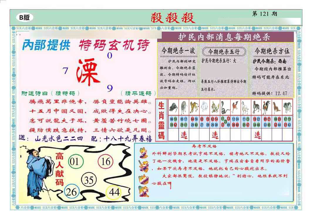 六合彩121期马经杀杀杀B(新图推荐)