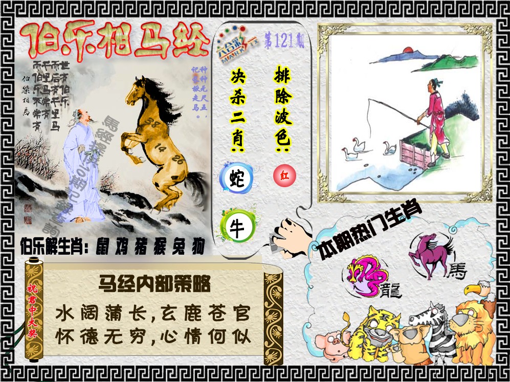 六合彩121期伯乐相马经（荐）