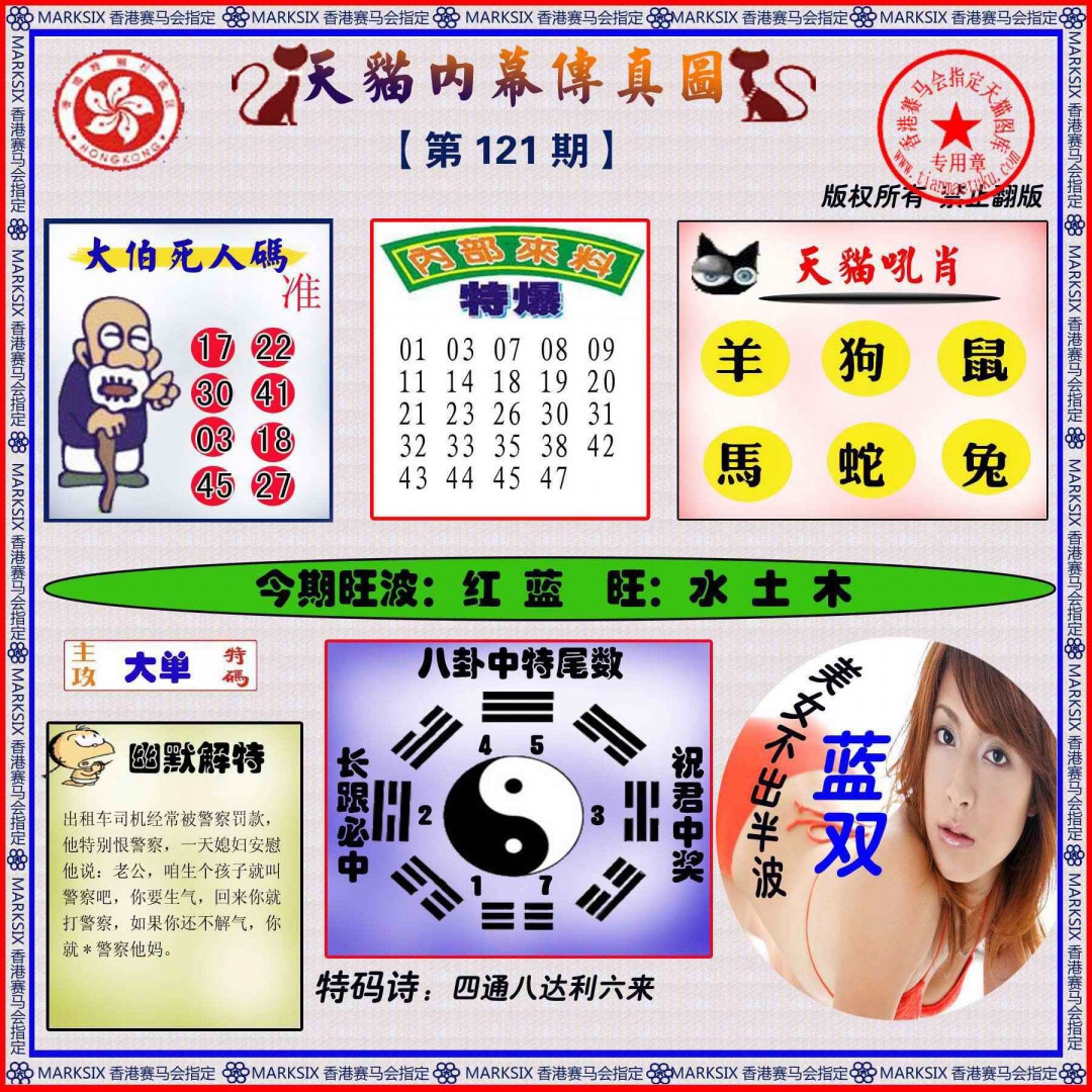 六合彩121期内幕传真图