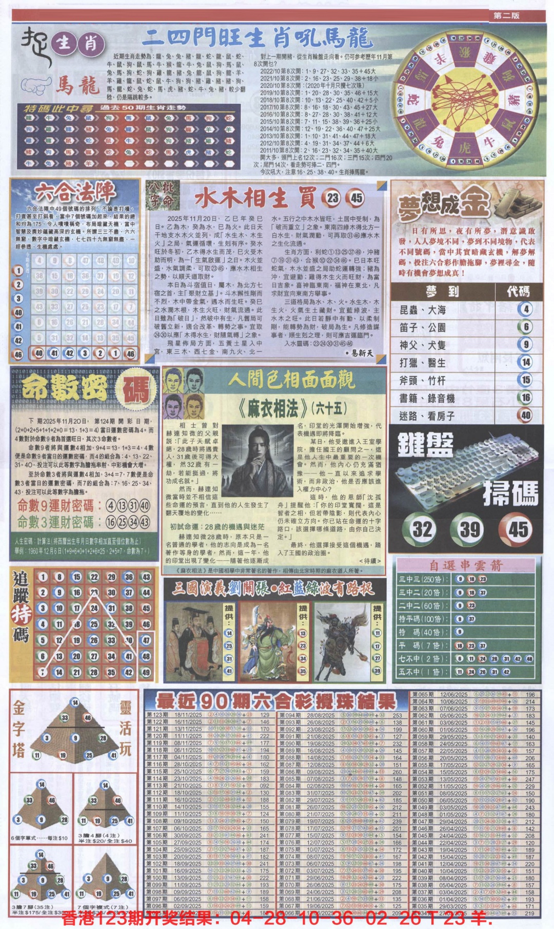 六合彩124期新报跑狗B