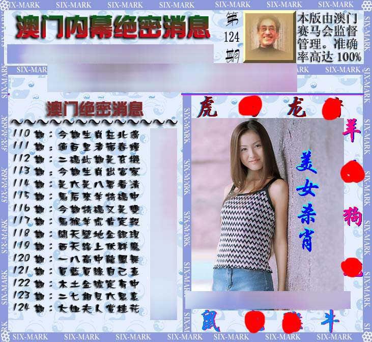 六合彩124期澳门内幕消息