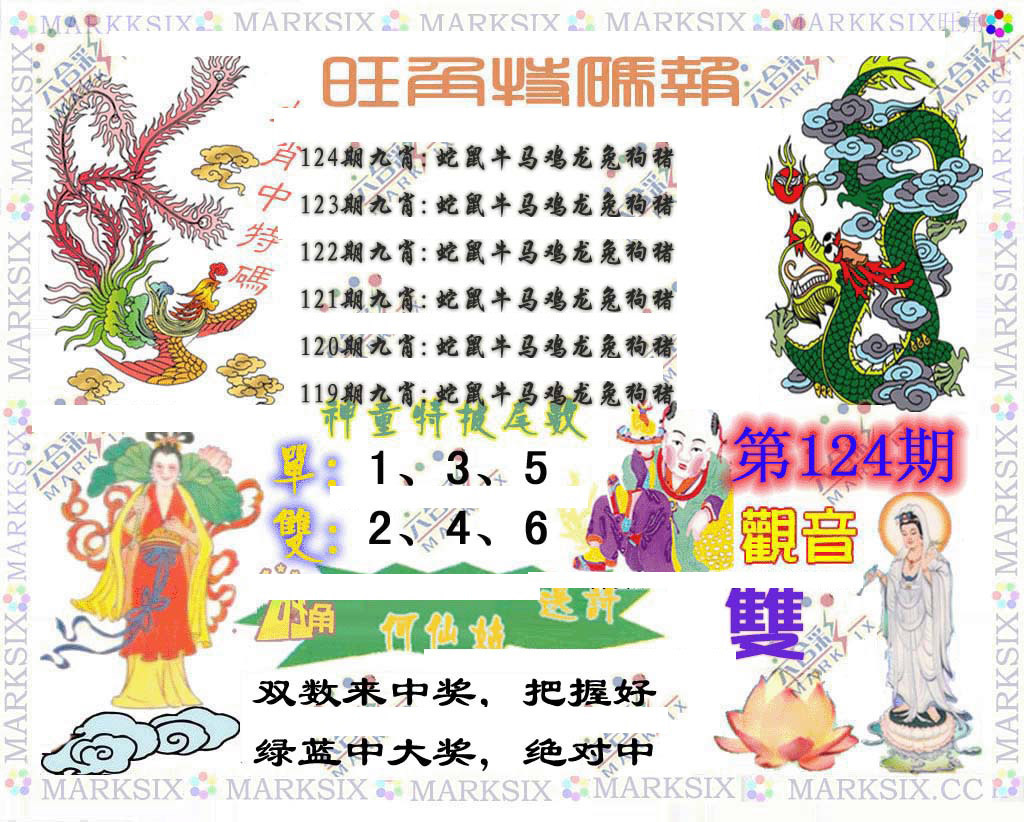 六合彩124期旺角特码报