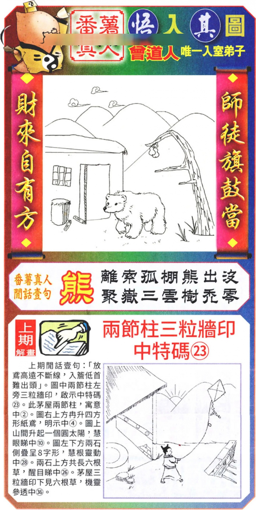 六合彩124期悟入其图