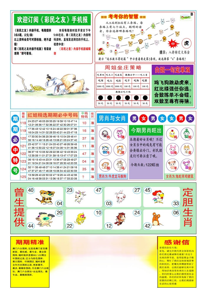 六合彩125期三星好彩2
