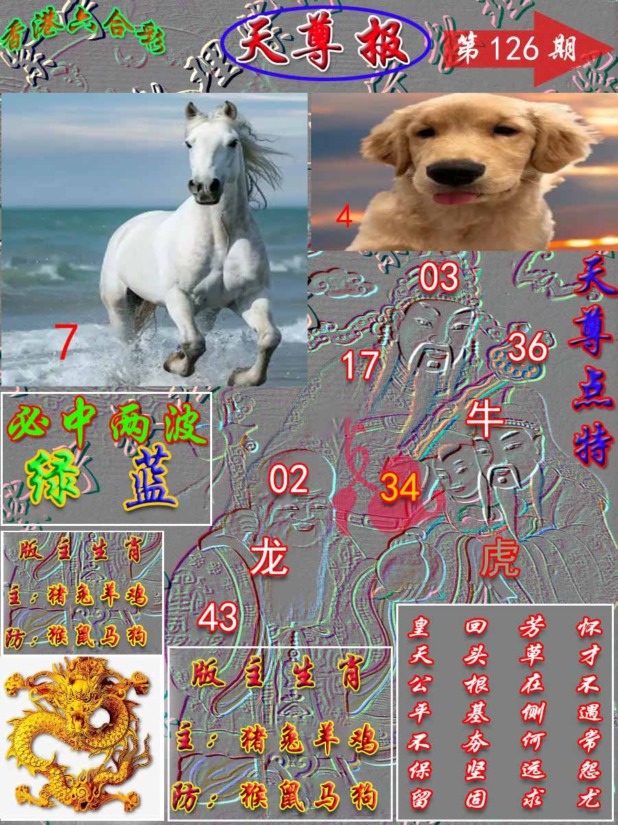六合彩126期天尊报