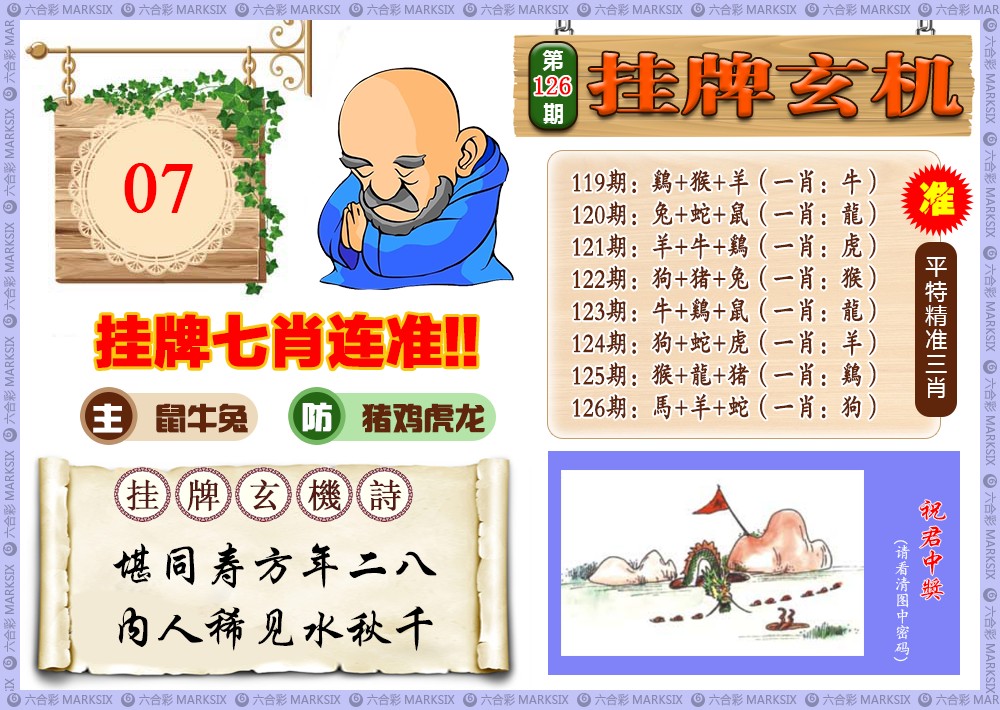 六合彩126期挂牌玄机(新图)