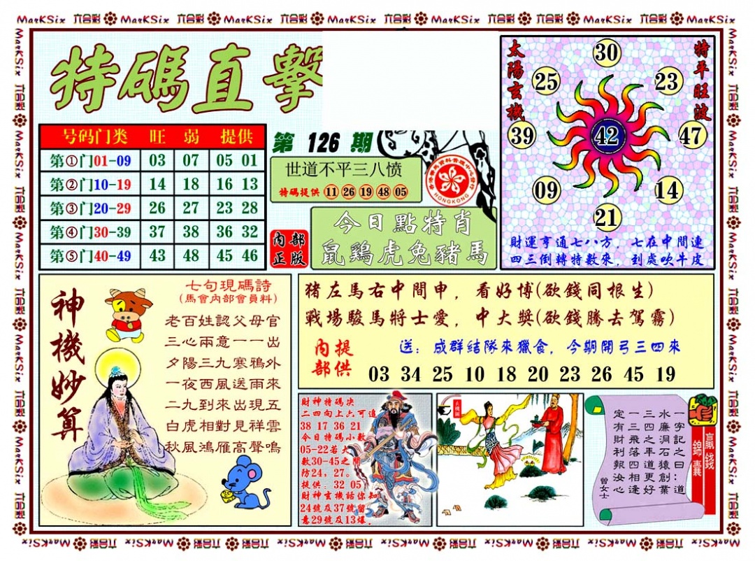 六合彩126期特马直击